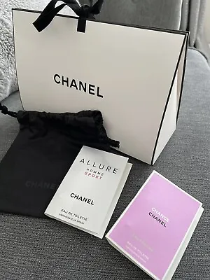 £8.99 • Buy Chanel Gift Bag Pouch And 2 Samples