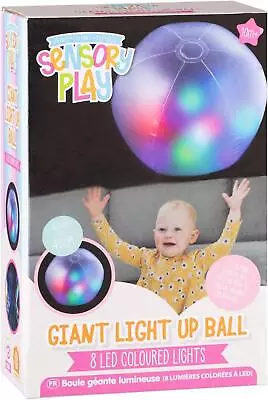 NEW Sensory Play Giant Light Up Sensory Ball See Through Ball With LED Lights • £12.89