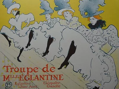 HENRI TOULOUSE-LAUTREC - La Troupe De Mademoiselle Eglantine 1967 • $26.64