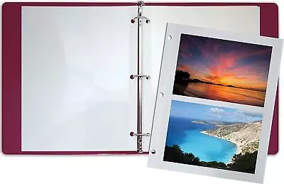 50 Count Photo Mounting Sheets 11 X 9 Inches Double-Sided 3-Hole Punched By • $32.85