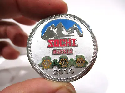 2014 Sochi Russia Olympic Team USA Challenge Coin Token 1 1/2 '' • $24