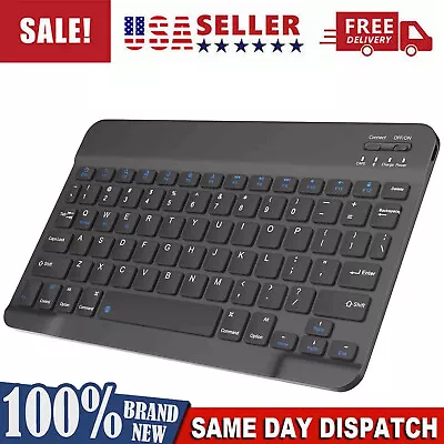 Universal Bluetooth 3.0 Slim Keyboard For Android Windows IOS Tablet PC Laptop • $12.59