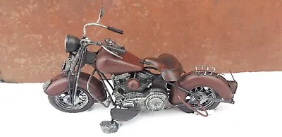 16  Vintage Old Metal Model Harley Davidson Motorcycle Iron Figurine Bike Toys • $399.68