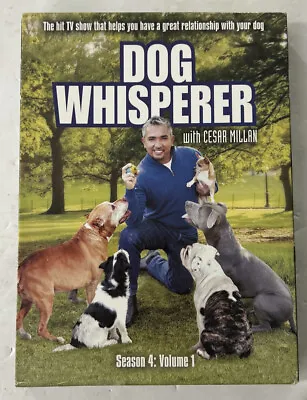 Dog Whisperer With Cesar Millan Season 4 Vol 1 (DVD 2010) 5 Disc Set Pre-Owned • £6.25