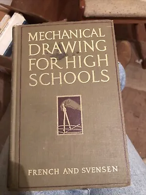 Vintage Book 1934 Mechanical Drawing For High Schools McGraw Hill • $12