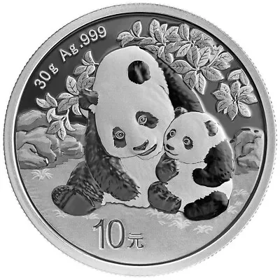 2024 10 Yuan Silver Chinese Panda .999 30g Brilliant Uncirculated • $41.43