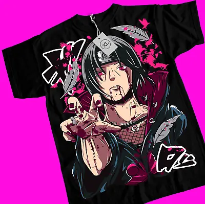 Itachi Uchiha T-Shirt Naruto Shippuden Manga Strip Naruto Anime Shirt All Size • $18.50