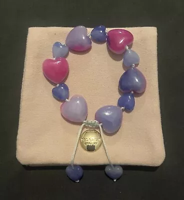 Lola Rose (Nikki & Me) Hammy Tumble Heart Bracelet In Pink/Purple/Blue Mix • £20