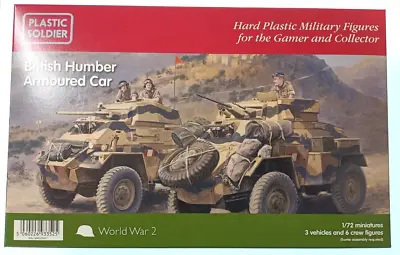 WW2V20037 1/72 WW2 British Humber Armoured Car Plastic Soldier Company NEW WW2  • £23.29