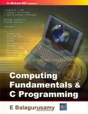 £94.18 • Buy Computing Fundamentals & C Programming By Balagurusamy