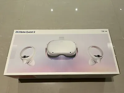 Meta Oculus Quest 2 128GB All-In-One VR Headset With Controllers Boxed • £165