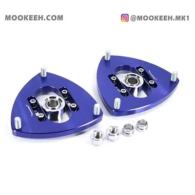 MOOKEEH Extended Range Adjustable Camber Plates For MITSUBISHI 3000GT STEALTH • $279.99