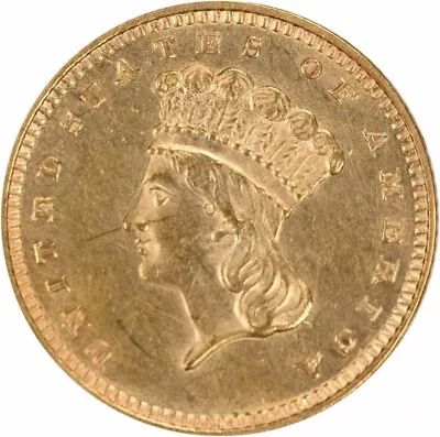 1874 $1 Gold Type 3 BU Uncertified #1119 • $567