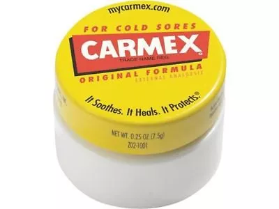 Carmex Lip Balm Medicated  - Original Jar 0.25 Oz • $3.50