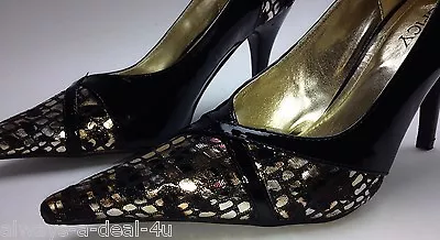 Spicy 7-1/2  Women Shoes 3-1/2  Heels #C854 Black • $29.99