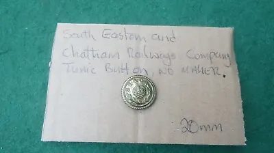 £9.99 • Buy South Eastern & Chatham Railways Company Tunic Button 20 Mm Diameter