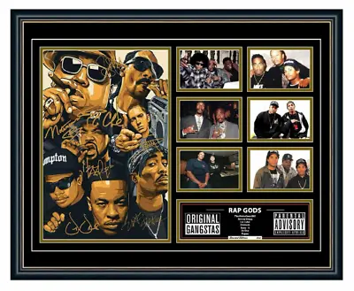 Rap Gods Tupac Snoop Dogg Eazy E Biggie Dr Dre Eminem Ice Cube Signed Photo LE • $129.99