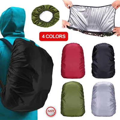 35L Travel Backpack Rain Cover Hiking Bag WaterProof Dust Rain Outdoor Rucksack • $7.05