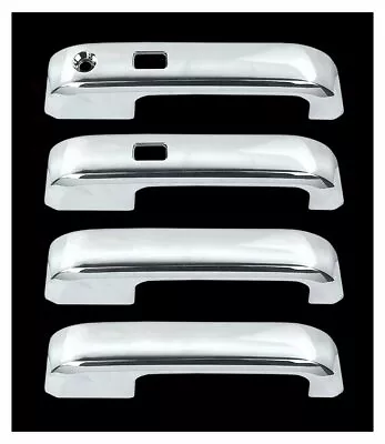 For 2017-2022 Ford F250 F350 F450 Super Duty Chrome Door Handle Covers Smartkey • $19.99