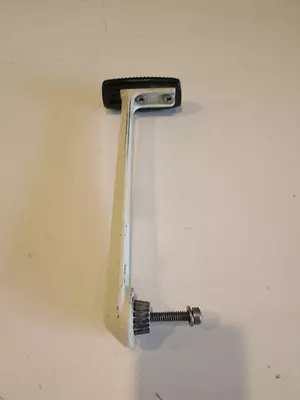 34689 2 Mercury Mariner Throttle Remote Control Handle White W/Black Grip 1970's • $26.99