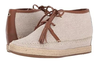 Michael Michael Kors Women's Kendrick Lace-up Wedge Moccasin Style Bootie Size 8 • $49.99