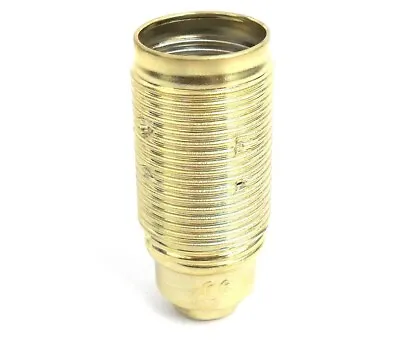 E14/ses Threaded 10mm Bulb Lamp Holder- Brass  • £6.70