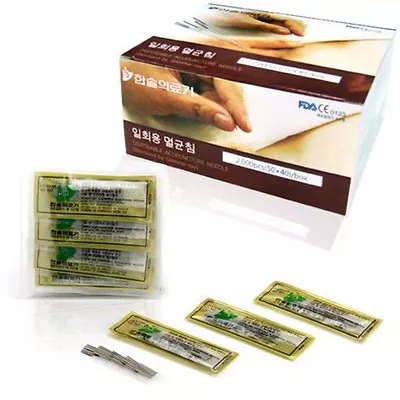 1000 Pcs HANSOL Korean SooJi-Chim Sterile Disposable Hand Acupuncture 0.4 Mm • $30.99