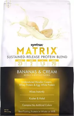 Syntrax Matrix Sustained-Release Protein Powder Blend - Muscle Support - 5 Lb • $69.99