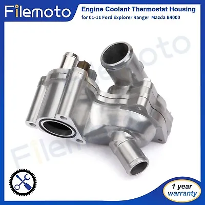Engine Coolant Thermostat Housing For 01-11 Ford Explorer Ranger Mazda B4000 • $35.97