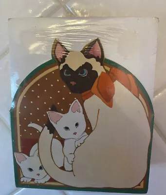 Vintage 1982 Current Massage Keeper/Note Pads Cats Siamese Kittens • $2.99