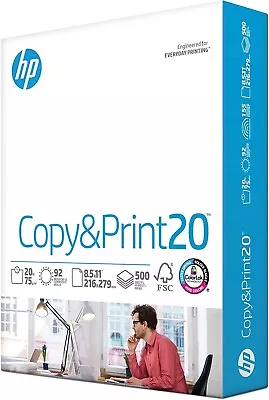 HP Printer Paper Office 20 8.5 X 11 Copy Print Letter Size 1 Ream 500 Sheets • $10.99