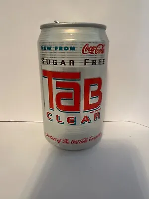 Vintage Coca Cola 1993 Empty Tab Clear Can Pop Soda 330ml Very Rare  • £45