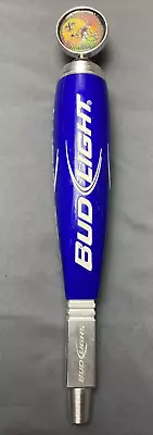 Bud Light Beer Tap Handle W/ New Orleans Saints Topper Blue Metal Wood NFL • $25