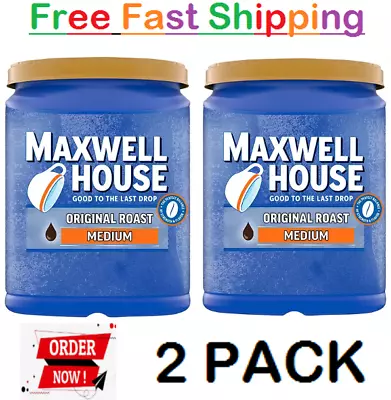Maxwell House Original Roast Ground Coffee (48 Oz) ( Pack Of 2 ) - Free Shipping • $33