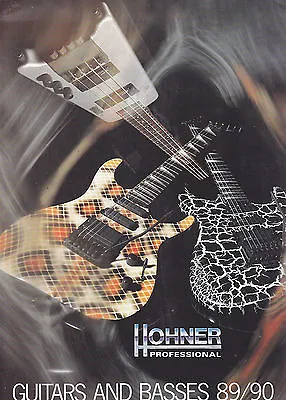 Vintage Musical Instrument Catalog #10627 - 1989/90 Hohner Professional Guitars • $24.99