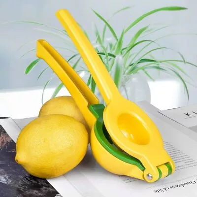 Metal 2 In 1 Lemon Lime Combo Squeezer - Manual Citrus Press Juicer • $13.99