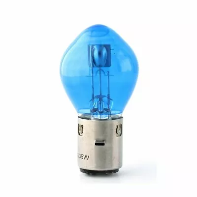 HEADLIGHT BULB (BLUE) FOR 50cc QMB139 OR 150cc GY6 SCOOTER MOPED 12V 35W/35W  • $3.62