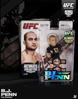 Round 5 UFC Series 12 Limited Edition Action Figure-BJ Penn-Championship Edition • $23.95