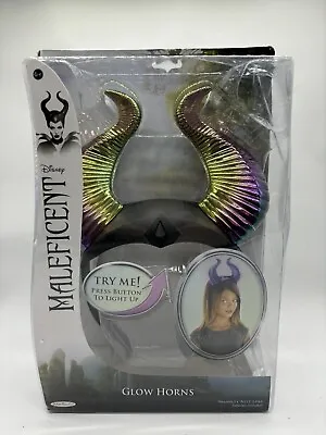 Jakks Pacific Disney Maleficent Movie Glow Horns Headband Ears Lights Up • $29.95