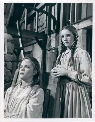 1978 Press Photo Little House On Prairie Girls Melissa S Anderson & Gilbert TV • $15