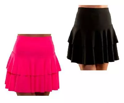 NEW 80's Neon Ra-Ra Skirt Tutu Pink Or Black 1980s Fancy Dress Accessories • £9.99