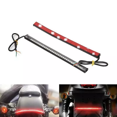$22.59 • Buy For Harley Davidson Motorcycle Flexible LED Light Strips Tail Light Turn Signals