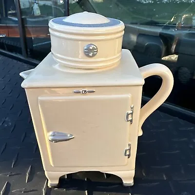 Antique Refridgerator Teapot 8” Marked 1997 Vandor • $14.50
