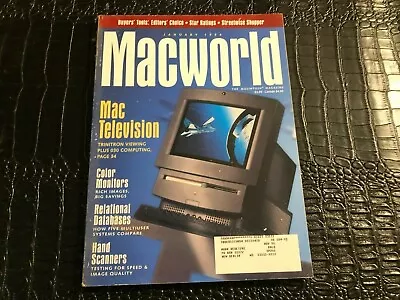 JANUARY 1994 MACWORLD Apple Computer Magazine • $12