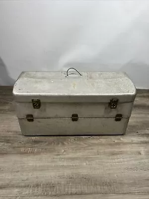 Vintage UMCO Aluminum Fishing Tackle Box Model 1000 A 7-Tray No Handle Or Tag • $42.75