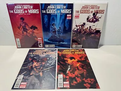 John Carter The Gods Of Mars #1 - 5 Complete Series Marvel Comics 2 3 4 • $19.99