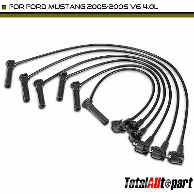 $28.99 • Buy 6x New Spark Plug Wire Sets For Ford Mustang 2005-2006 V6 4.0L 8mm 5U3Z-12259AA