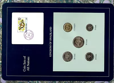 $13.60 • Buy Coin Sets Of All Nations Swaziland 1979-1986 UNC 1 Lilangeni 1986