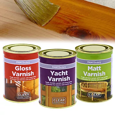 300ml Matt Gloss Yacht Varnish Interior Exterior Protection Metal Wood Paints • £6.95