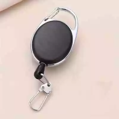 Retractable Card Reel Easily Pull Inc Tag Clip ID Card HolderRetractable X 2 • £3.79